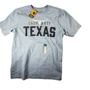 Carhartt Texas T-Shirt Mens Medium Blue NEW Relaxed Fit Graphic Tee TK5500-M